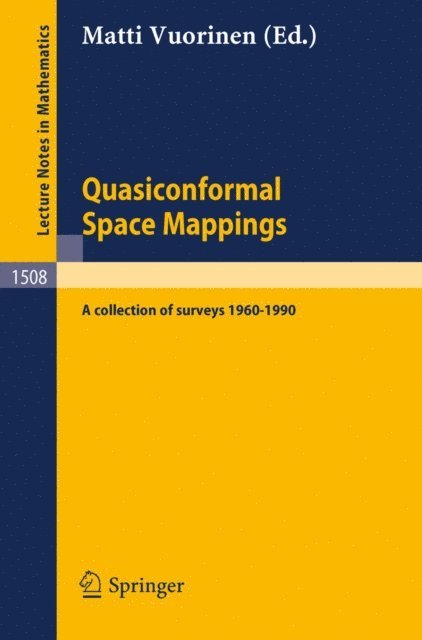 Matti Vuorinen - Quasiconformal Space Mappings, E-bok