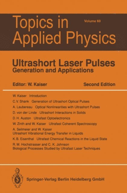 Wolfgang Kaiser - Ultrashort Laser Pulses, E-bok