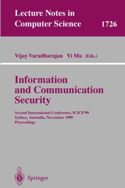 Yi Mu, Vijay Varadharajan - Information and Communication Security, E-bok