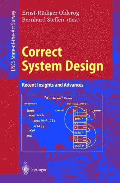 Bernhard Steffen, Ernst-Rudiger Olderog - Correct System Design, E-bok