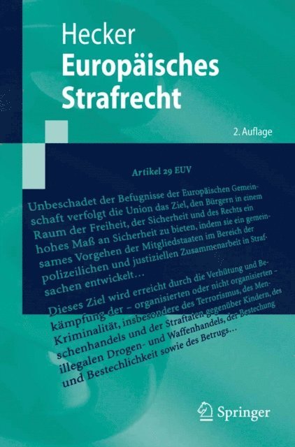 Bernd Hecker - Europäisches Strafrecht, E-bok