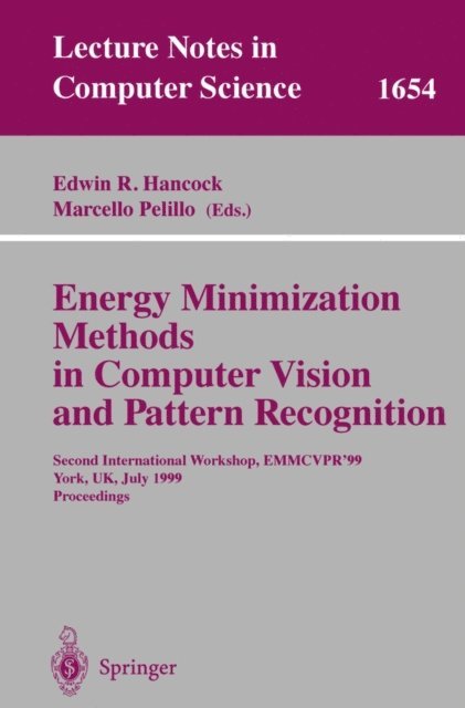 Marcello Pelillo, Edwin R. Hancock - Energy Minimization Methods in Computer Vision and Pattern Recognition, E-bok