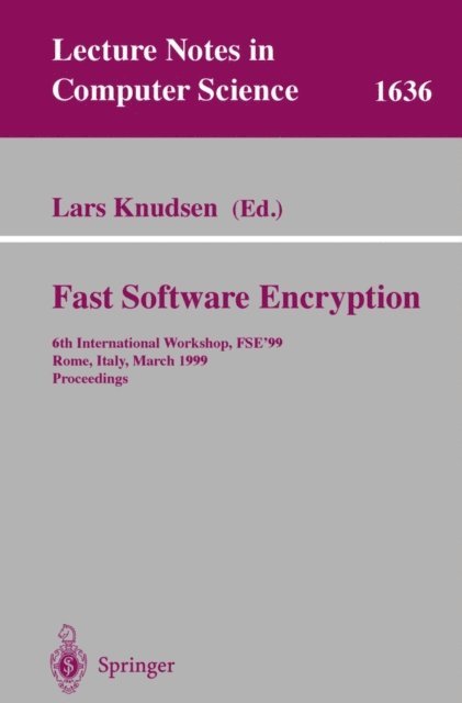 Lars Knudsen - Fast Software Encryption, E-bok