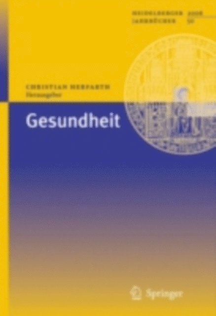 Christian Herfarth - Gesundheit, E-bok