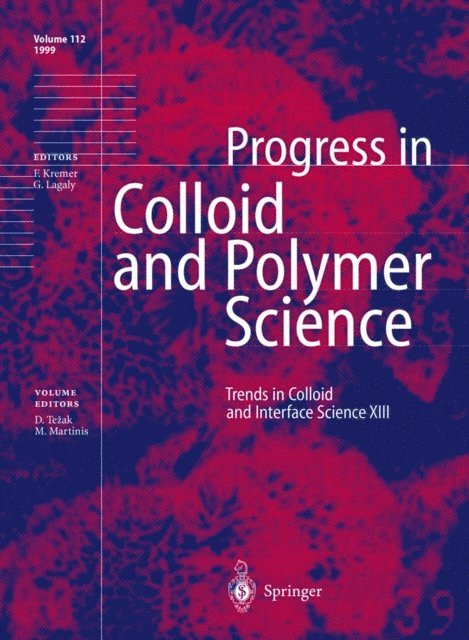 Mladen Martinis, Durdica Tezak - Trends in Colloid and Interface Science XIII, E-bok