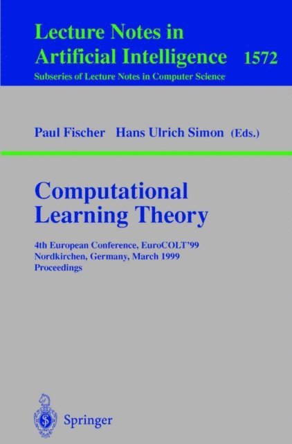 Hans U. Simon, Paul Fischer - Computational Learning Theory, E-bok