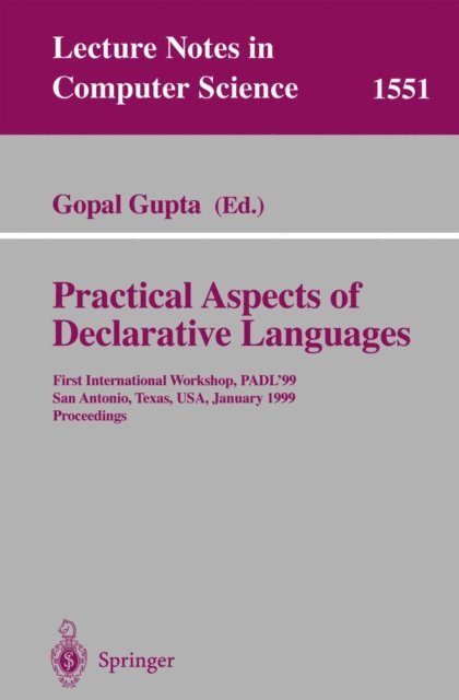 Gopal Gupta - Practical Aspects of Declarative Languages, E-bok
