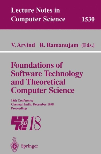 R. Ramanujam, V. Arvind - Foundations of Software Technology and Theoretical Computer Science, E-bok