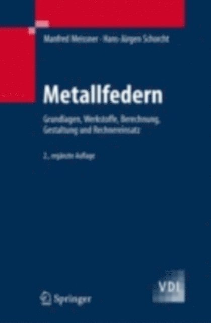 Hans-Jurgen Schorcht, Manfred Meissner - Metallfedern, E-bok