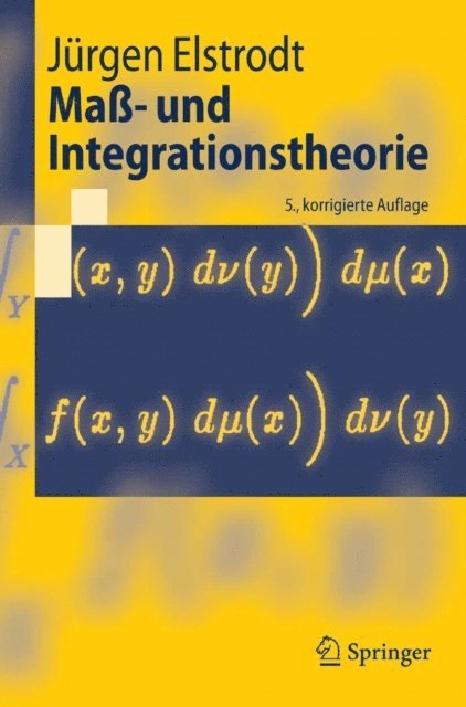 Jurgen Elstrodt - Maß- und Integrationstheorie, E-bok