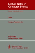 Advances in Petri Nets 1988