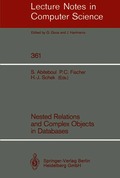 Nested Relations and Complex Objects in Databases