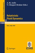 Relativistic Fluid Dynamics