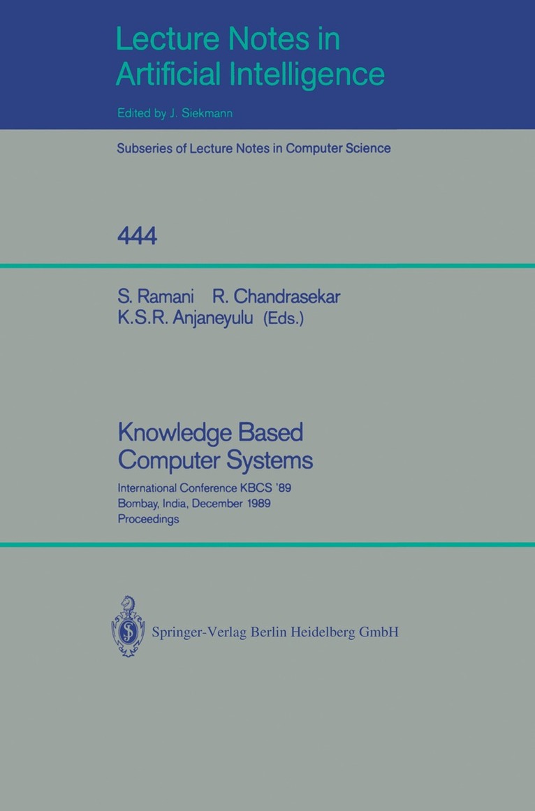 S. Ramani, R. Chandrasekar, K.S.R. Anjaneyulu - Knowledge Based Computer Systems, Häftad. Tillgänglighet: Lägg i varukorg