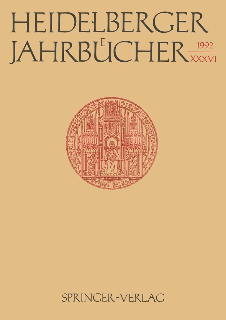 Reiner Wiehl - Heidelberger Jahrbücher, Häftad