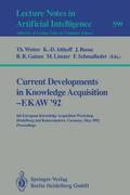 Current Developments in Knowledge Acquisition - EKAW'92