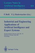 Industrial and Engineering Applications of Artificial Intelligence and Expert Systems