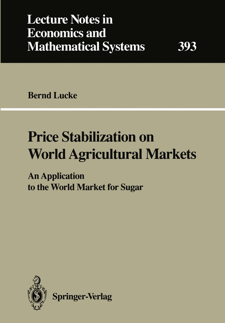 Price Stabilization on World Agricultural Markets