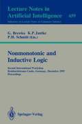 Nonmonotonic and Inductive Logic