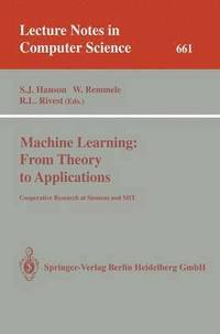 Machine Learning: From Theory to Applications