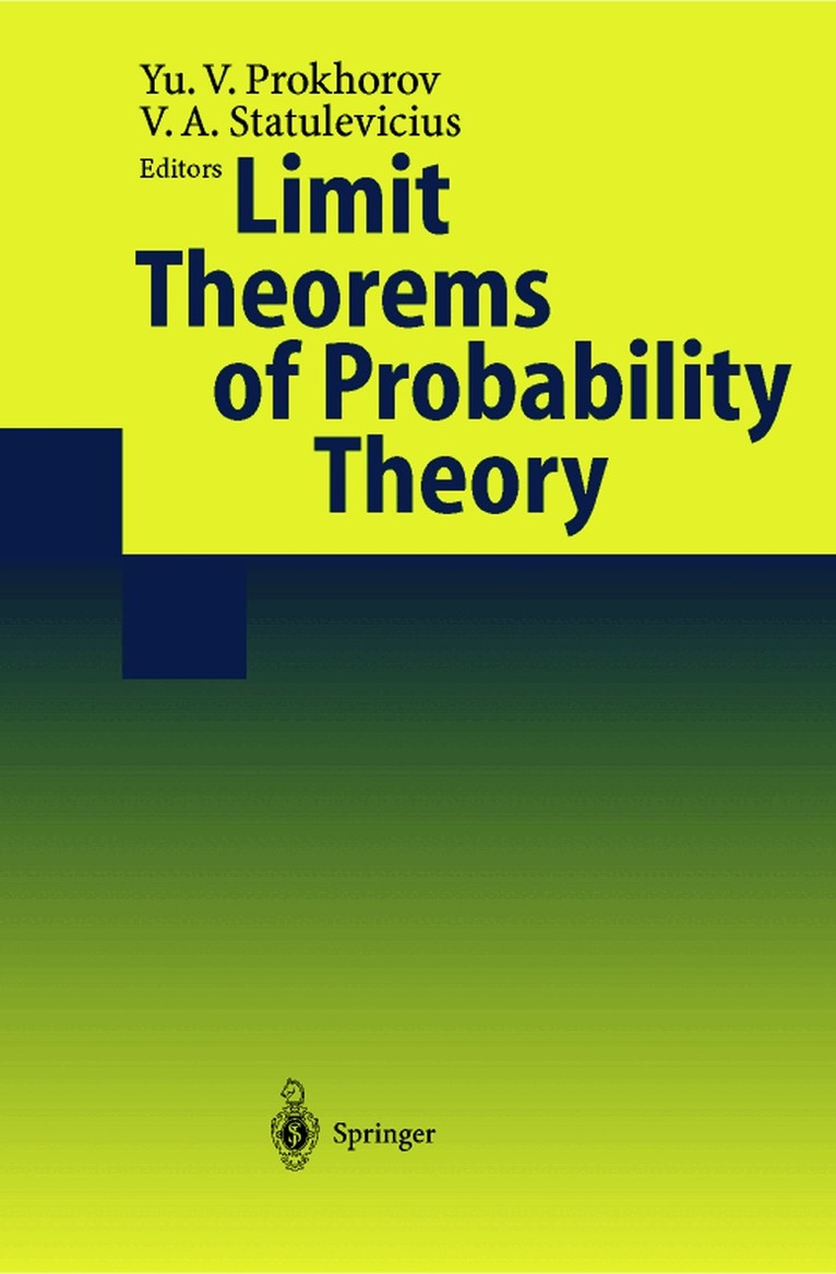 Yu.V. Prokhorov, V. Statulevicius - Limit Theorems of Probability Theory, Inbunden