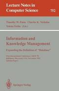 Information and Knowledge Management: Expanding the Definition of Database