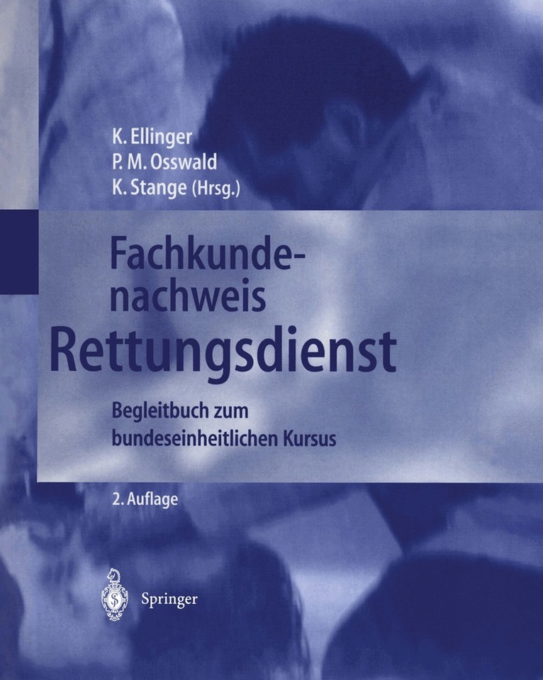 Klaus Ellinger, Peter-Michael Osswald, Konrad Stange - Fachkundenachweis Rettungsdienst, Häftad
