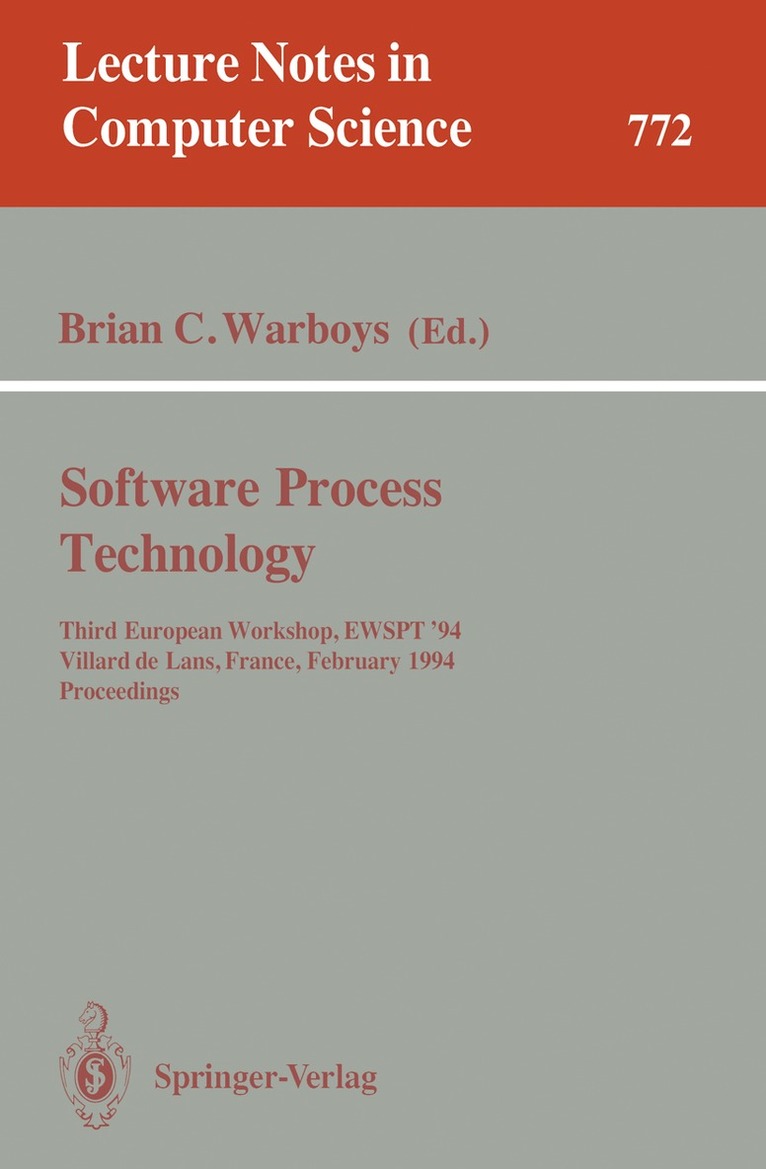 Brian C. Warboys - Software Process Technology, Häftad