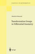 Transformation Groups in Differential Geometry