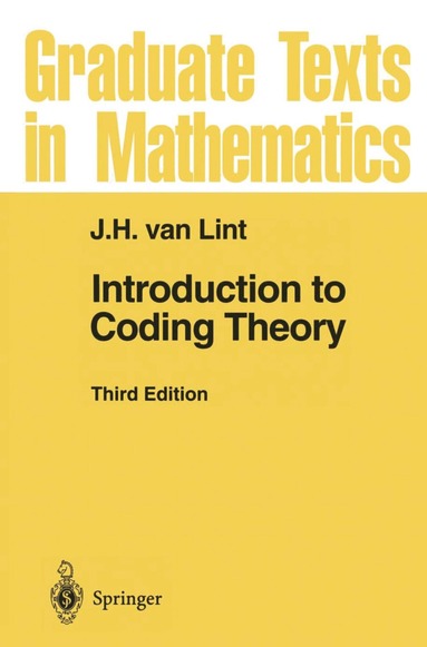 Introduction to Coding Theory av J H van Lint, J H Van Lint