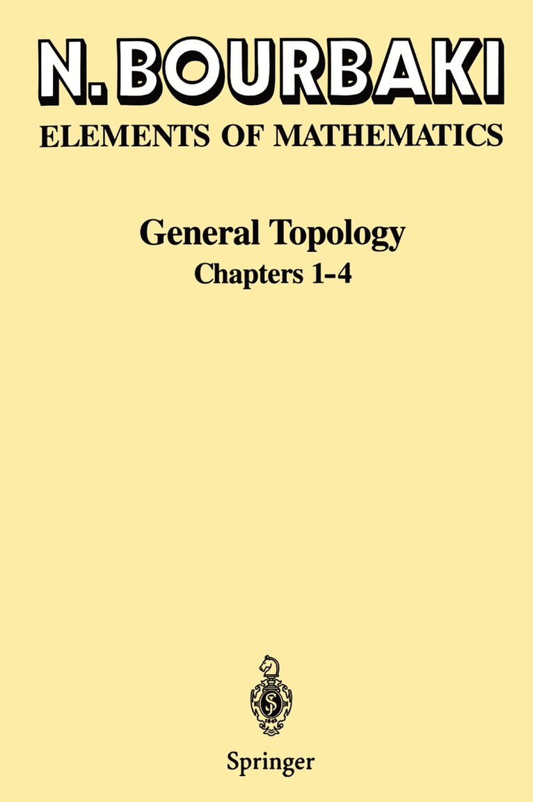 N. Bourbaki - General Topology, Häftad