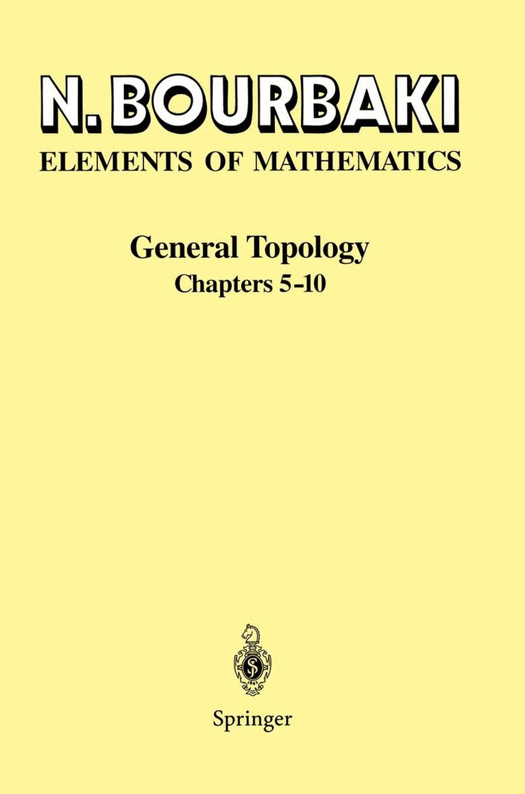 N. Bourbaki - General Topology, Häftad