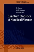 Quantum Statistics of Nonideal Plasmas