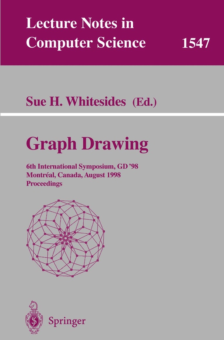 Sue H. Whitesides - Graph Drawing, Häftad