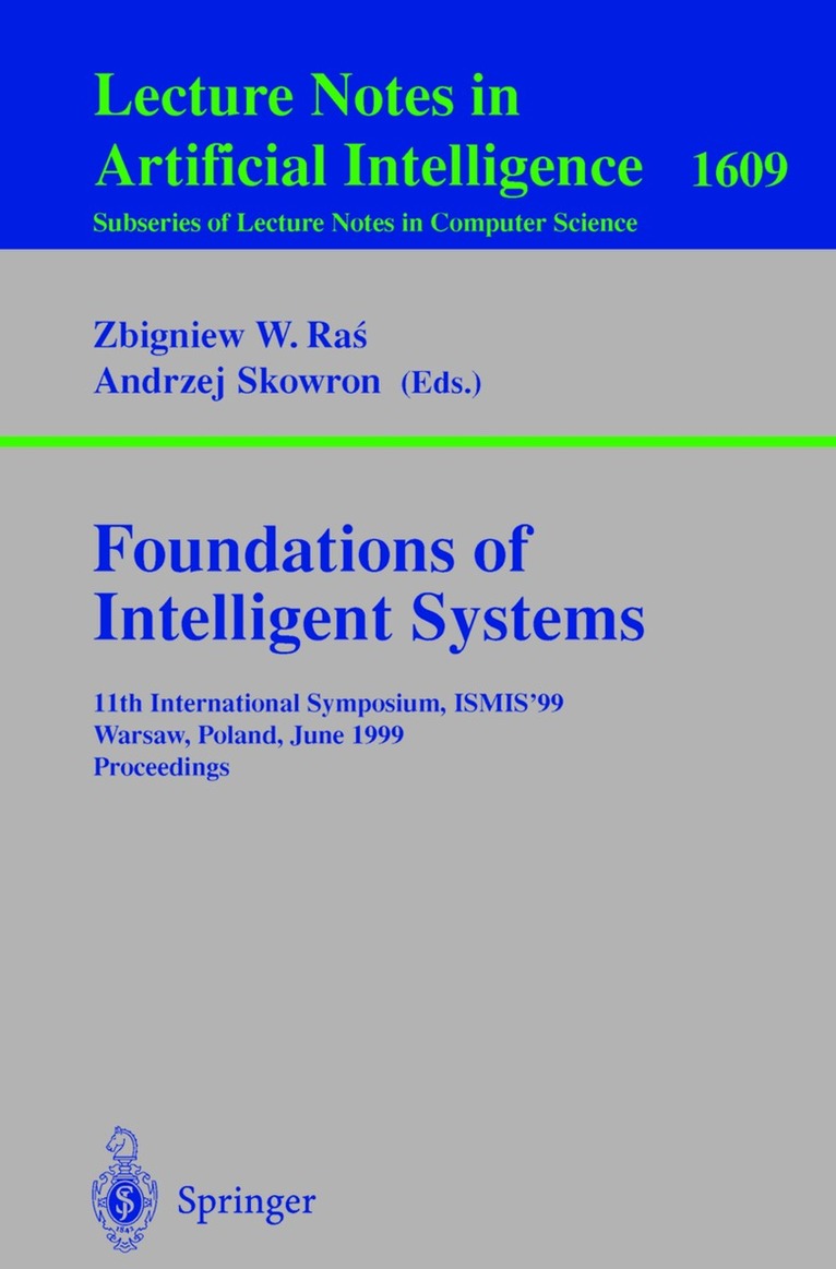 Zbigniew W. Ras - Foundations of Intelligent Systems, Häftad