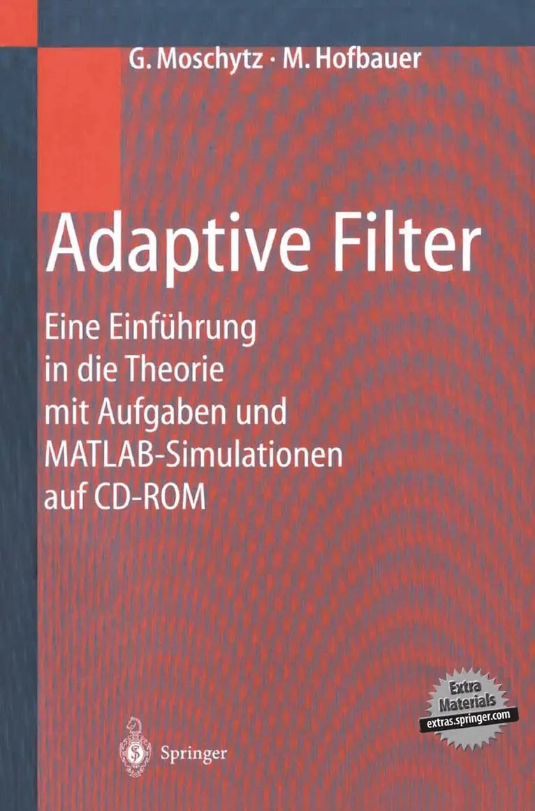 George Moschytz, Markus Hofbauer - Adaptive Filter, Häftad. Tillgänglighet: Lägg i varukorg