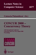 CONCUR 2000 - Concurrency Theory
