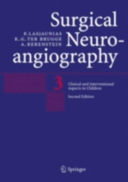 A. Berenstein, K.G. ter Brugge, P. Lasjaunias - Surgical Neuroangiography, E-bok