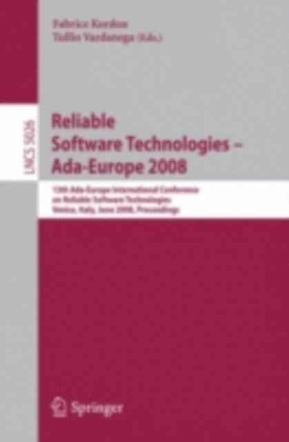 Tullio Vardanega, Fabrice Kordon - Reliable Software Technologies - Ada-Europe 2008, E-bok