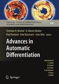 Advances in Automatic Differentiation