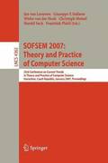 SOFSEM 2007: Theory and Practice of Computer Science