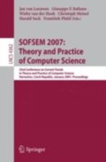 SOFSEM 2007: Theory and Practice of Computer Science