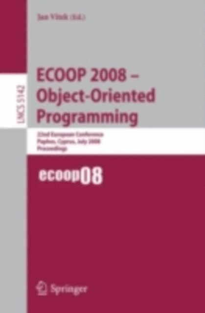 Jan Vitek - ECOOP 2008 - Object-Oriented Programming, E-bok