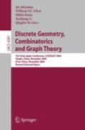 Discrete Geometry, Combinatorics and Graph Theory