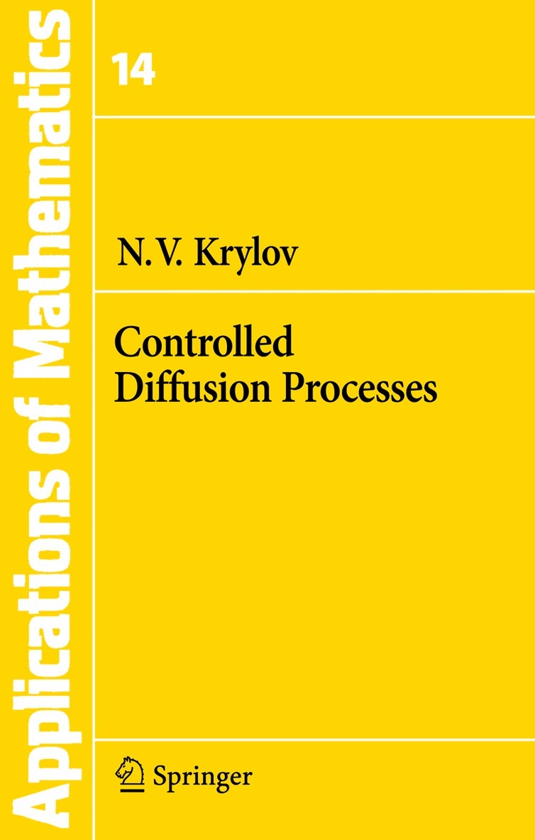 N. V. Krylov - Controlled Diffusion Processes, Häftad