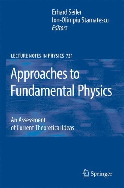 Erhard Seiler, Ion-Olimpiu Stamatescu - Approaches to Fundamental Physics, E-bok