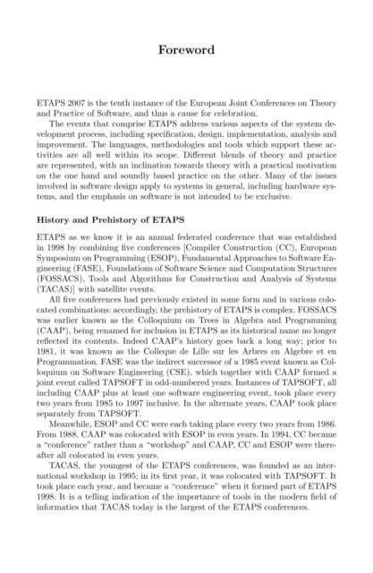 Helmut Seidl - Foundations of Software Science and Computational Structures, E-bok