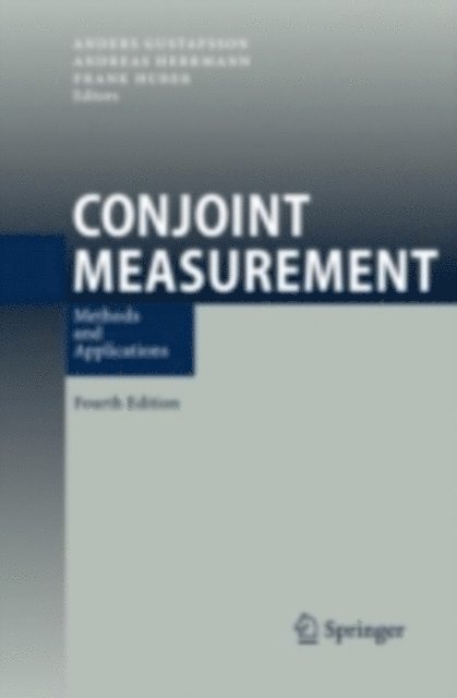 Frank Huber, Andreas Herrmann, Anders Gustafsson - Conjoint Measurement, E-bok
