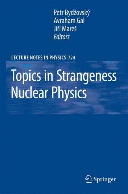 Jiri Mares, Avraham Gal, Petr Bydzovsky - Topics in Strangeness Nuclear Physics, E-bok