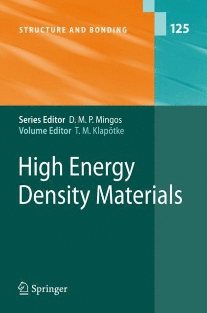 Thomas M. Klapotke - High Energy Density Materials, E-bok